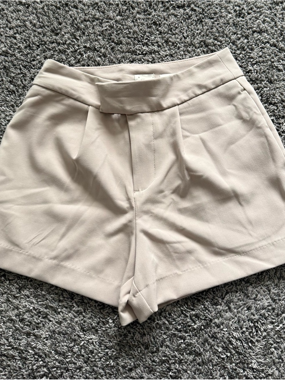 a new day Light Cream High-Waist Tailored Women’s Shorts